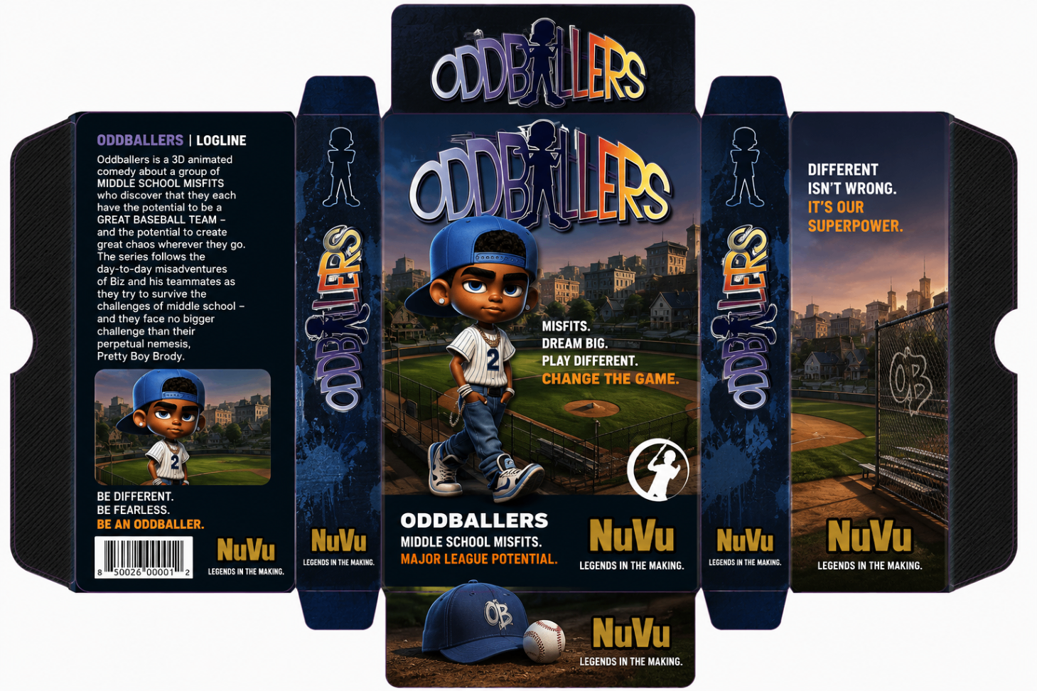 Oddballers — Retail Packaging