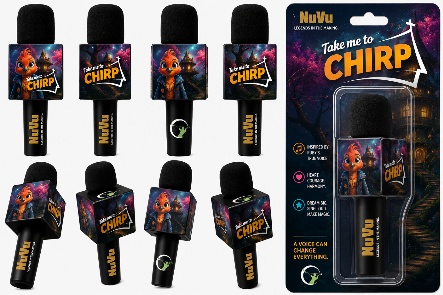 Take Me To Chirp — Retail Packaging