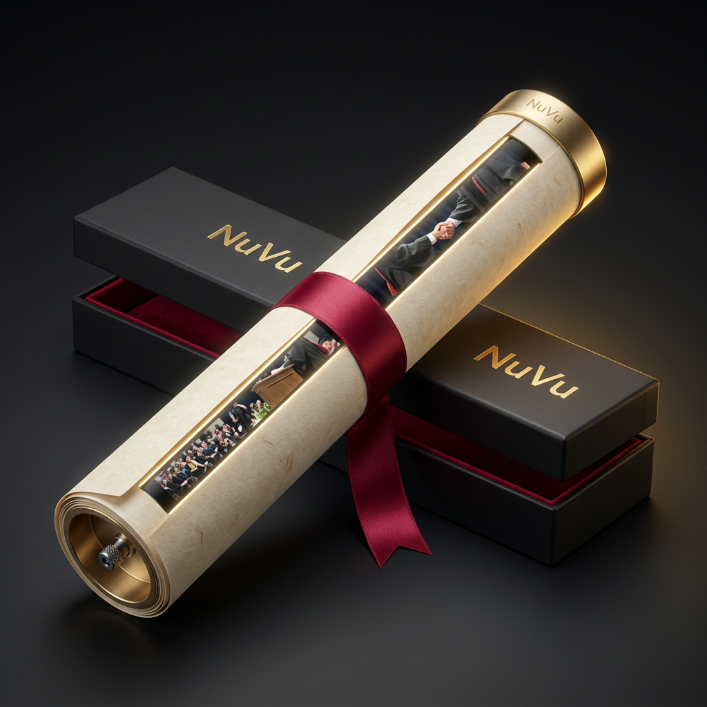NuVu Live™ Graduation Scroll