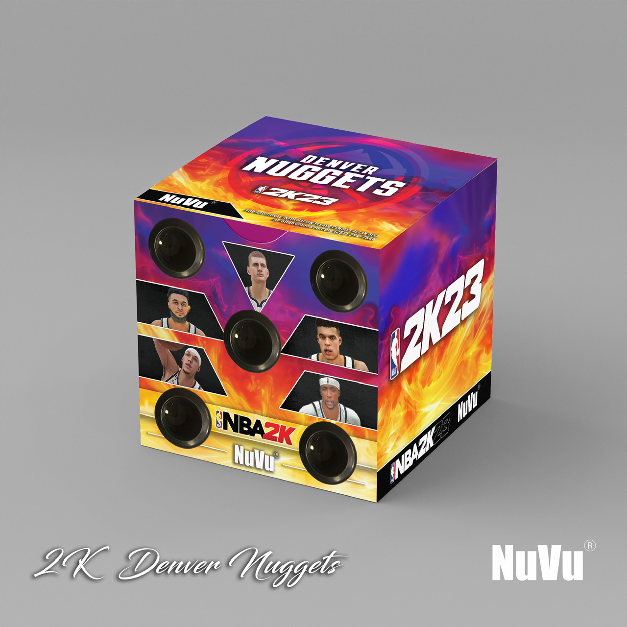 NBA 2K Team — 3D Packaging Mock