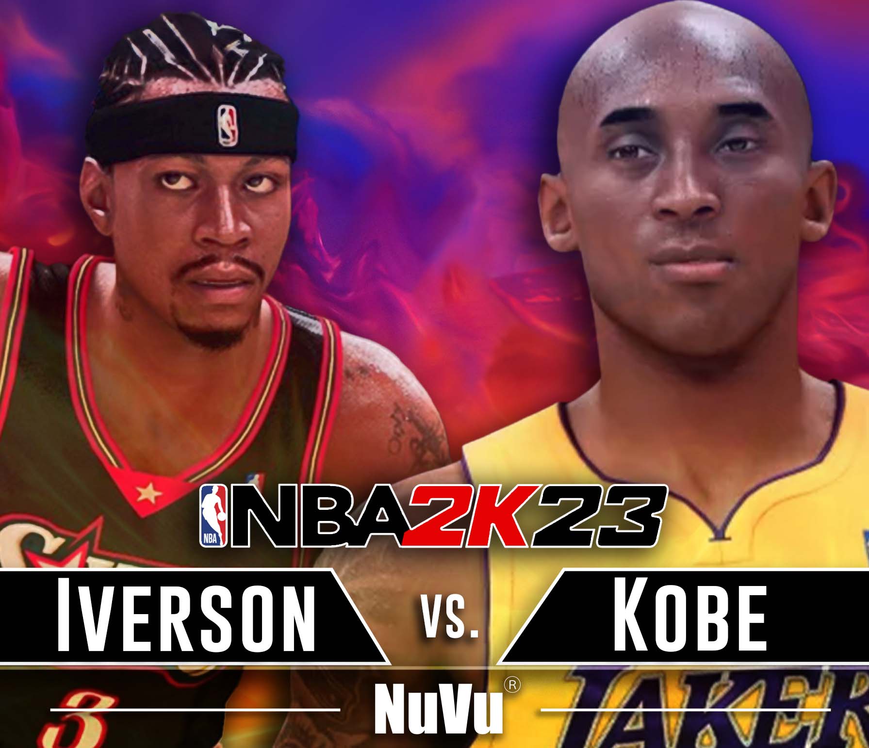 AI vs Kobe — Matchup Poster